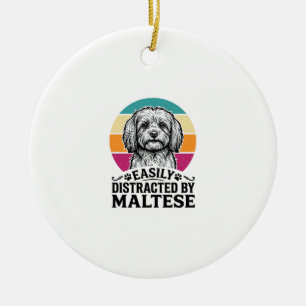 Décoration En Céramique Facilement Distrait Par La Conception De Chien Vin