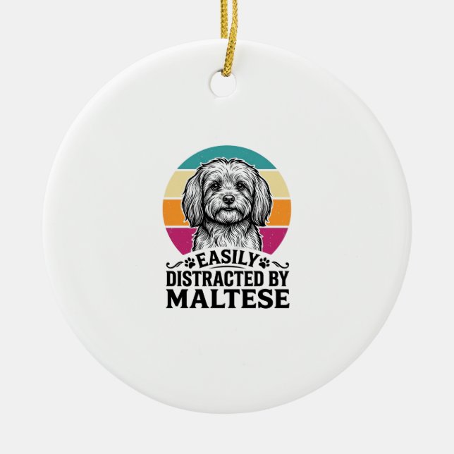 Décoration En Céramique Facilement Distrait Par La Conception De Chien Vin (Devant)