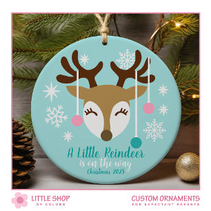 Décoration En Céramique Faire-part de grossesse Nouveau bébé photo personn