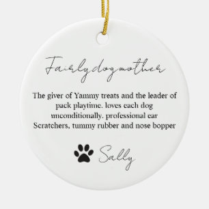 Décoration En Céramique Fairy Dogmère Définition Ornament - Idée cadeau de