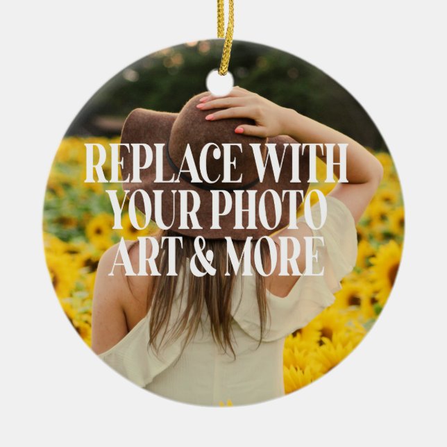 Décoration En Céramique Faites votre propre personnalisation personnalisée (Devant)