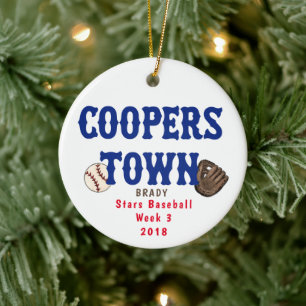 Décoration En Céramique Faits amusants sur le gant de baseball de Cooperst