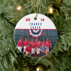 Décoration En Céramique Faits sur la photo de l'équipe de baseball de Coop
