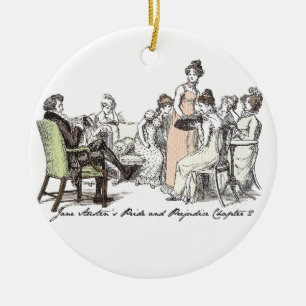 Décoration En Céramique Famille Bennet - Jane Austen Fierté & Préjugés