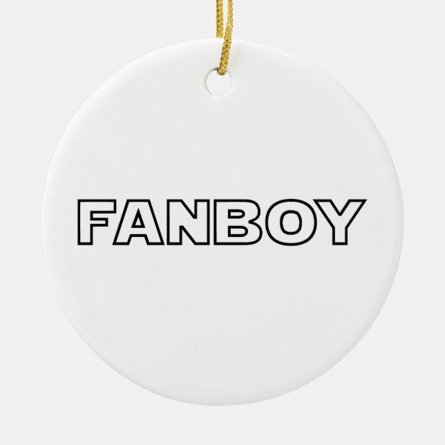 DÉCORATION EN CÉRAMIQUE FANBOY (Devant)