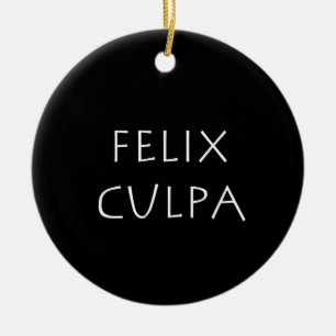 Décoration En Céramique Felix culpa