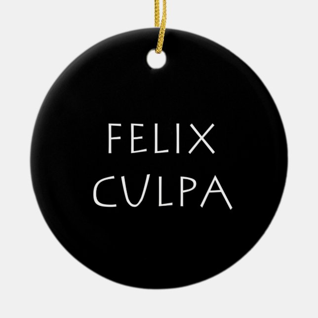 Décoration En Céramique Felix culpa (Devant)