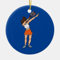 Femme Padel Tennis Dabbing Padel Girl avec