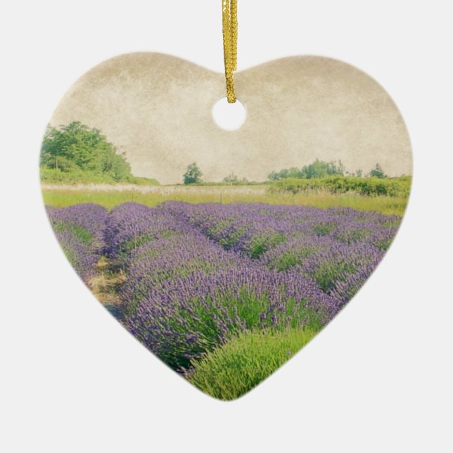 Décoration En Céramique Ferme de lavande - Perdue (Devant)