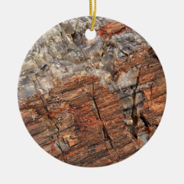 Décoration En Céramique Fermeture du journal pétrifié I (Devant)