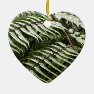 Décoration En Céramique Fern Fronds II Dark Green Nature