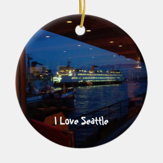 Décoration En Céramique Ferry par la fenêtre (Devant)