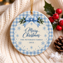 Fête de Noël avec ours en peluche à noeud bleu en