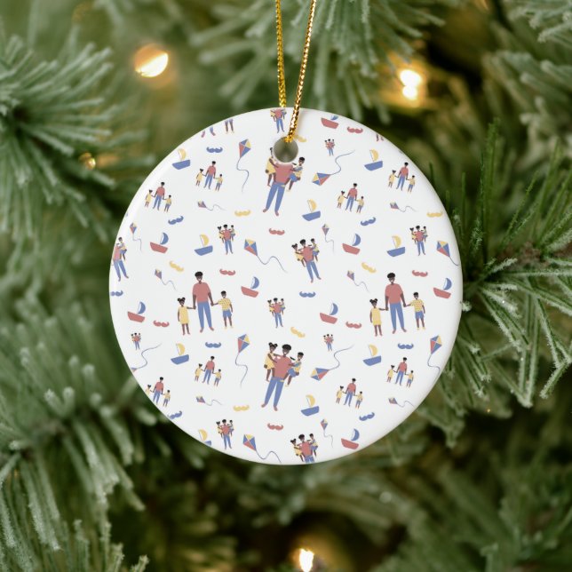 Décoration En Céramique Fête des pères (Arbre)