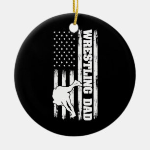 Décoration En Céramique Fête des pères papa lutte pour Wrestler Papa Papa 