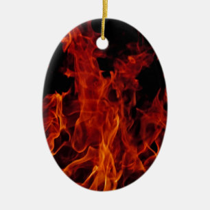 Décoration En Céramique Feu