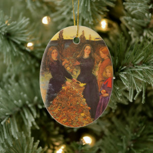 Décoration En Céramique Feuilles d'automne par Sir John Everett Millais