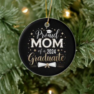 Décoration En Céramique Fier Maman D'Un Diplômé De La Classe Supérieure 20