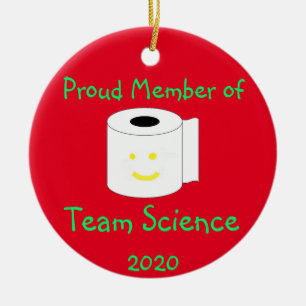 Décoration En Céramique Fier membre de Team Science