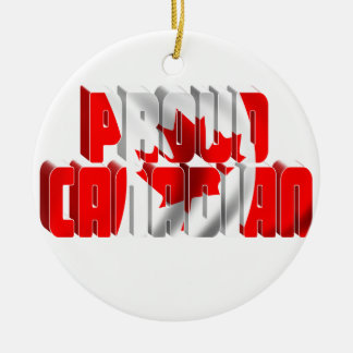 Décoration En Céramique Fière canadienne