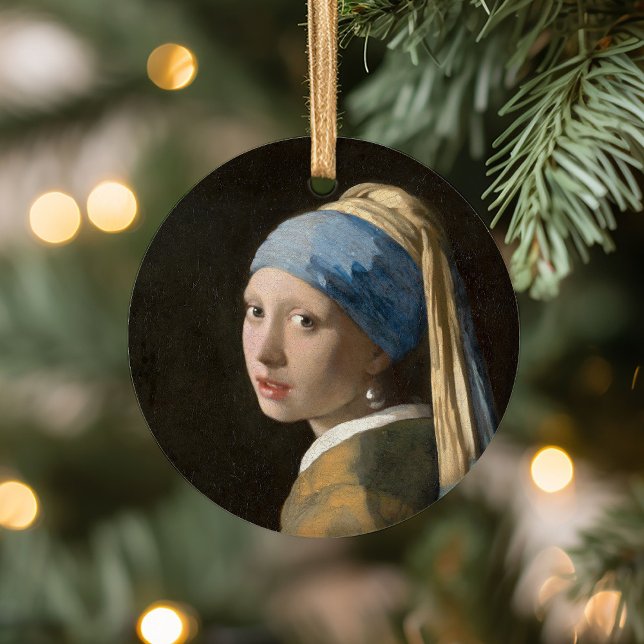 Décoration En Céramique Fille avec une oreille perle | Johannes Vermeer (Créateur téléchargé)
