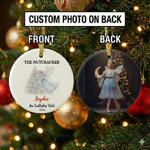 Décoration En Céramique Fille de berceuse personnalisée Casse-Noisette Pho