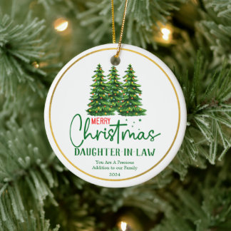 Décoration En Céramique Fille en droit Noël au coeur