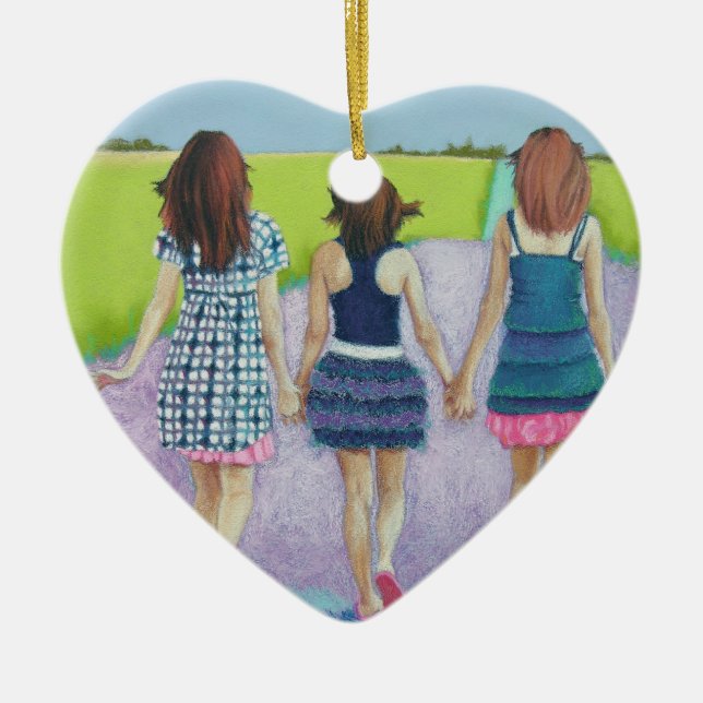 Décoration En Céramique Filles (Devant)