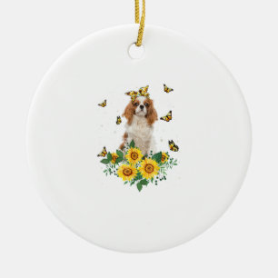 Décoration En Céramique Filles Femmes Maman Cavalier King Charles Spaniel 
