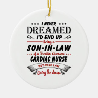 Décoration En Céramique Fils En Droit De L'Infirmière Cardiaque Awesome