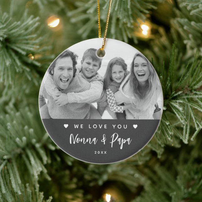 Décoration En Céramique Filtre photo noir et blanc moderne (Arbre)