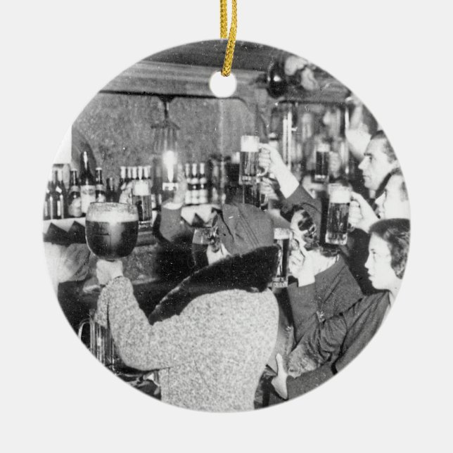 Décoration En Céramique Fin De L'Interdiction - Adieu 18e Amendement (Devant)