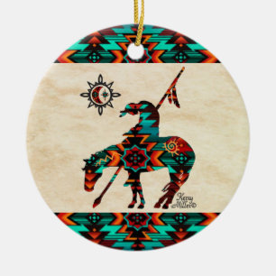 Décoration En Céramique Fin De L'Ornement En Céramique Du Sentier