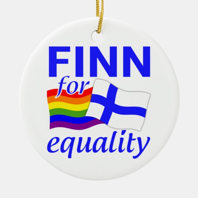 Décoration En Céramique Finn for Equality (Devant)