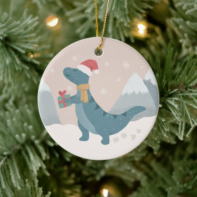 Décoration En Céramique First Christmas Dinosaur (Arbre)