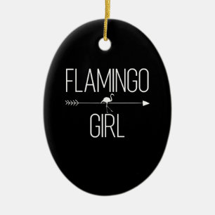 Décoration En Céramique Flamingo Girl Gift For Women Bird Animal Wading