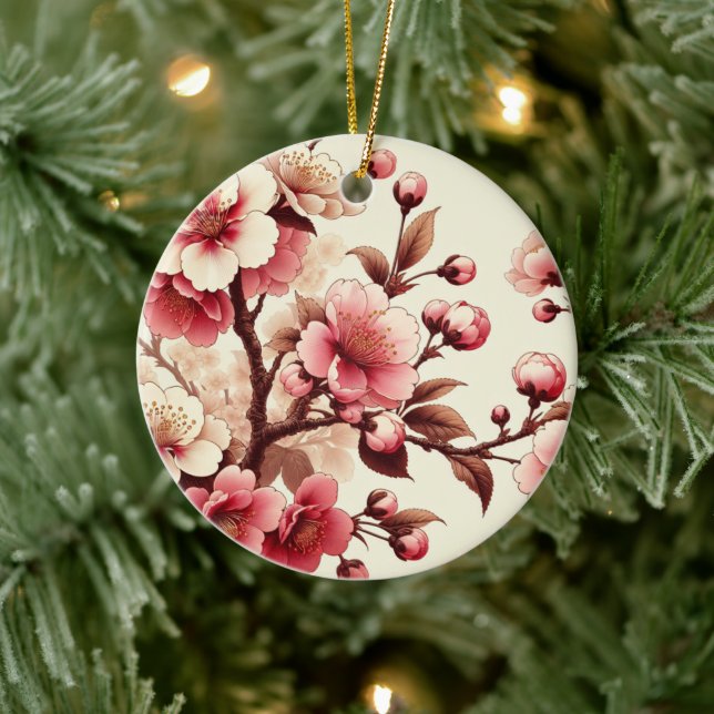 Décoration En Céramique Fleur de Cerisier (Arbre)