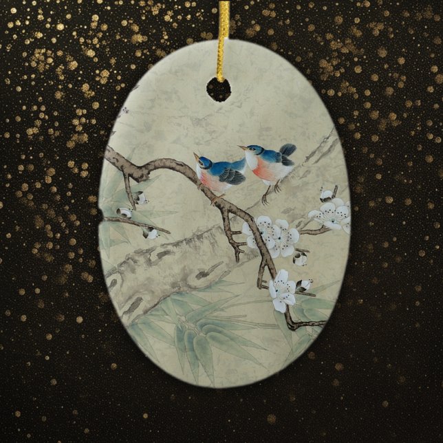 Décoration En Céramique Fleur de prune au printemps (Créateur téléchargé)