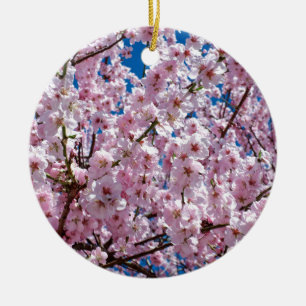 Décoration En Céramique Fleur japonaise de cerisier
