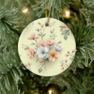 Décoration En Céramique Fleurs de Pâques de printemps