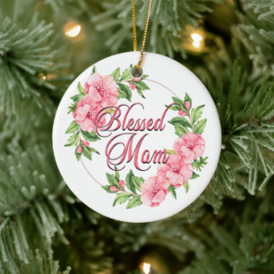 Décoration En Céramique Floral Wreath Béni Maman