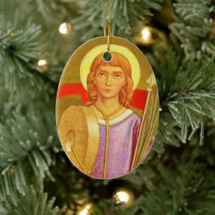 Décoration En Céramique Florien double face de Lorche (PM 03)