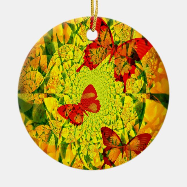 Décoration En Céramique Flux de printemps (Devant)