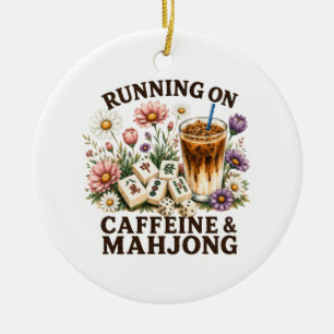 Décoration En Céramique Fonctionne à la caféine et au Mahjong