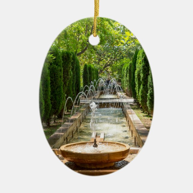 Décoration En Céramique Fontaine dans les jardins d'Almudaina - Palma de M (Devant)