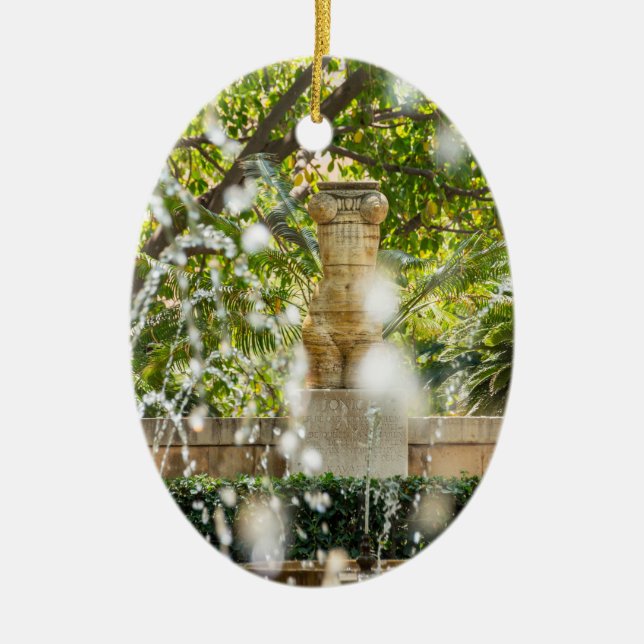 Décoration En Céramique Fontaine dans les jardins d'Almudaina - Palma de M (Devant)