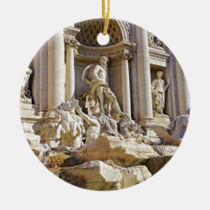 Décoration En Céramique Fontaine de Trevi Rome Photographie