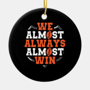 Décoration En Céramique Football américain, nous avons presque gagné