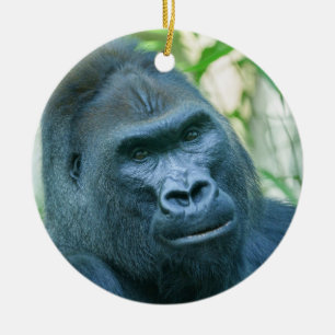 Décoration En Céramique Force inébranlable Silverback Gorilla Kito