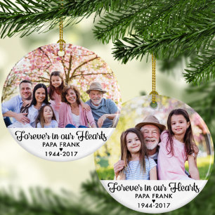 Décoration En Céramique Forever in our Heart Sympathy Memorial 2 Photo